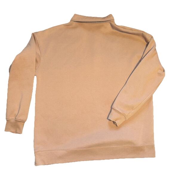 Mondetta Collared Pullover Cozy Lounge Wear Gorpcore Sweatshirt Tan Sz XL - Picture 2 of 8